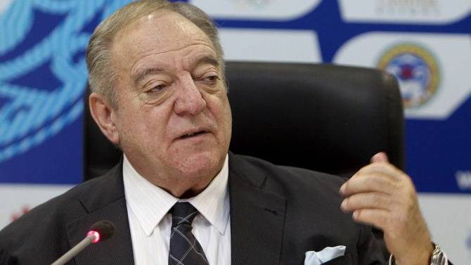 Tamas Ajan, presidente de la Internacional