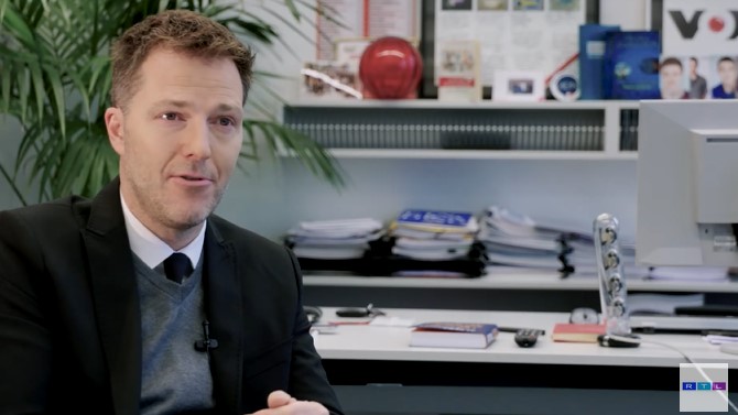 F: Capture a entrevista hecha por RTL Group