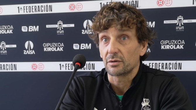 El entrenador del Real Uni&oacute;n, I&ntilde;igo Idiakez / Real Uni&oacute;n