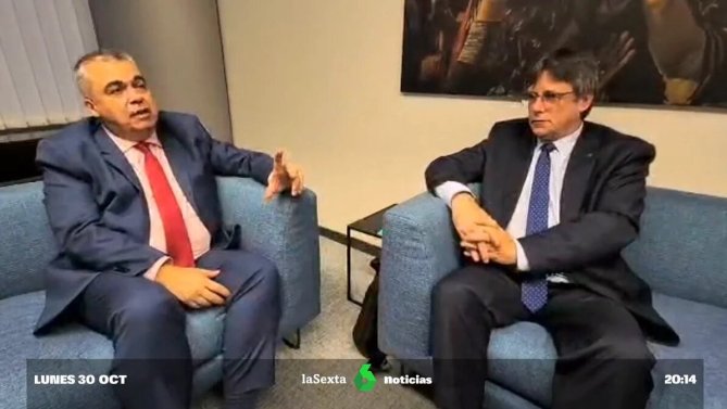 Santos Cerdán (PSOE) y Carles Puigdemont Santos Cerdán (PSOE) y Carles Puigdemont