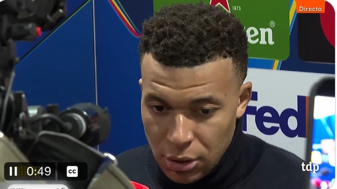 Dura autocrítica de Mbappé tras quedar fuera del Top 8: