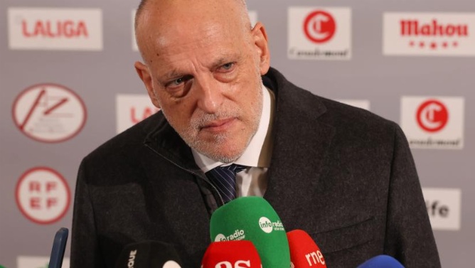 Tebas confirma que ha llevado a AFE a los tribunales por el parón de los 15 segundos