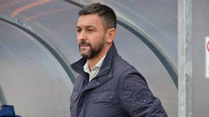 Míchel Alonso, técnico interino del Racing de Ferrol tras el cese de Pablo López