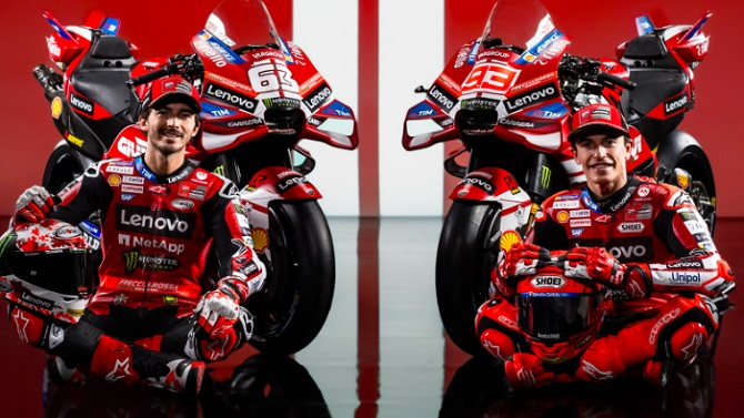 Ducati presenta la moto de Marc Márquez para la próxima temporada
