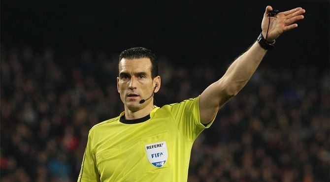 Martínez Munuera, árbitro del Rayo-Mallorca, y Soto Grado del Levante-Espanyol