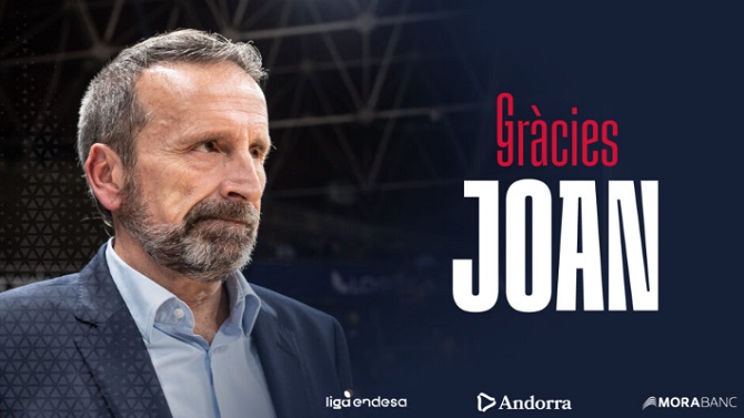 Joan Plaza deja de ser entrenador del MoraBanc Andorra un año después de su llegada