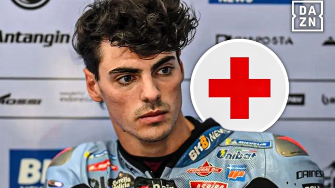 Fermín Aldeguer sufre una fractura en el fémur durante un entrenamiento en Valencia