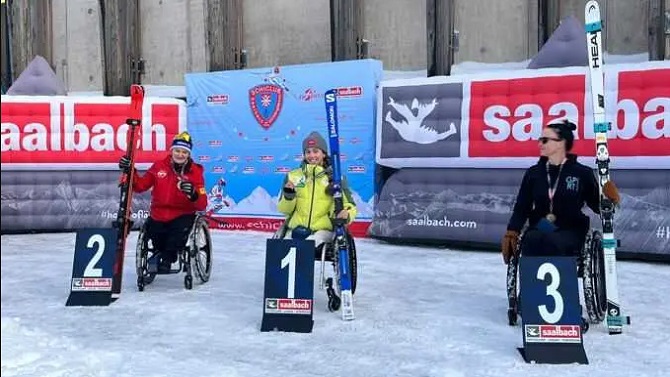 La española Audrey Pascual gana dos oros en la Copa del Mundo de Esquí Paralímpico