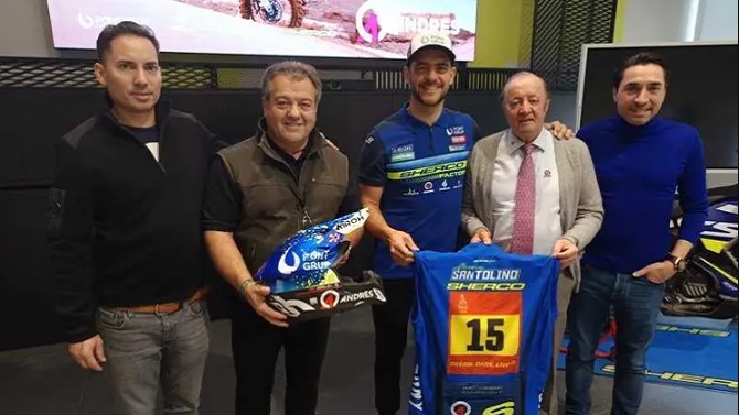Santolino, tras dejar el Dakar: