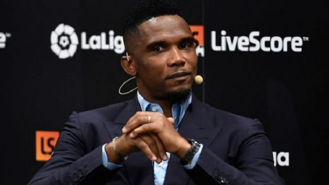 Eto’o, sancionado con 4 partidos sin entrar a los estadios en la Copa África
