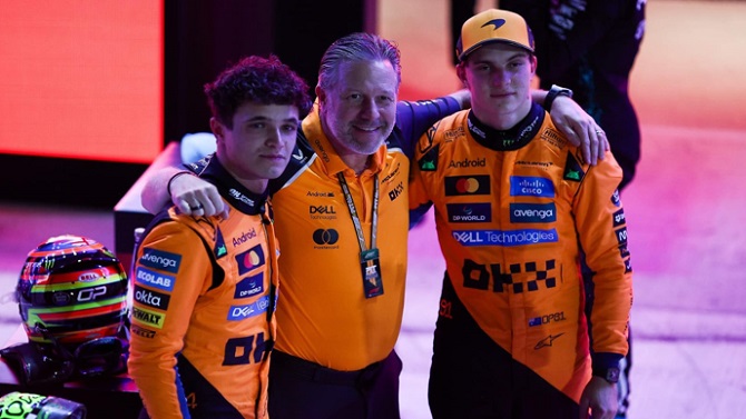 Aviso de Zak Brown a los campeones: