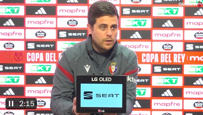 Alessio Lisci cree que el árbitro Soto Grado tuvo influencia en el resultado