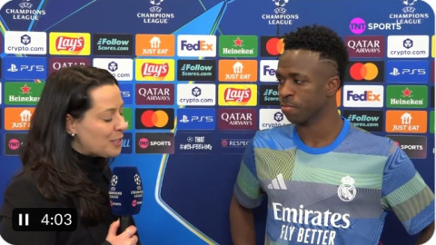 Vinícius, tras el 6-1 al Mónaco: 