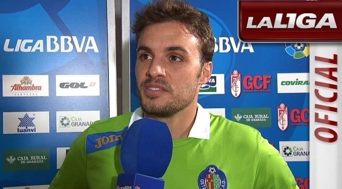 Pedro Le&oacute;n, en su &eacute;poca de jugador del Getafe