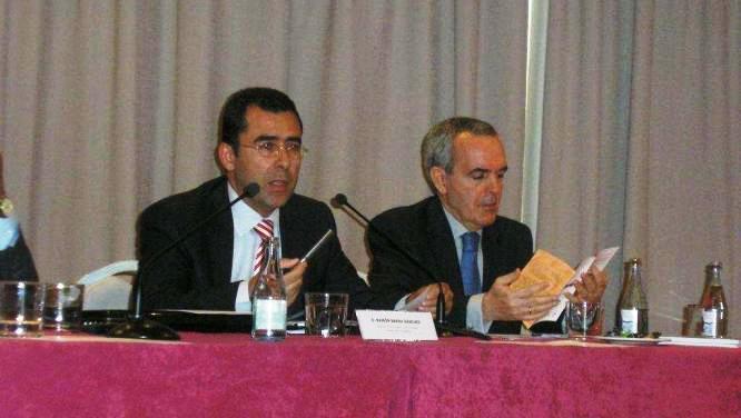 Ram&oacute;n Barba, a la izquierda, en una foto de archivo junto a Antonio Mill&aacute;n