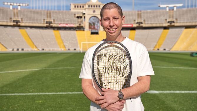 Carla Su&aacute;rez en el Estado Ol&iacute;mpico de Montju&iuml;c / &Aacute;lvaro Laforet