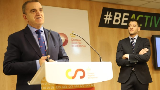 Franco con Fernando Molinero, el nuevo D.G. / CSD