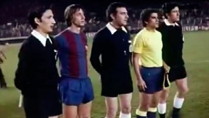 Final de copa entre el Barcelona y la UD Las Palmas en 1978 / Captura v&iacute;deo