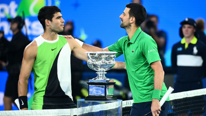 Alcaraz logra ser el más joven en completar el 'Grand Slam' tras ganar a Djokovic en Australia