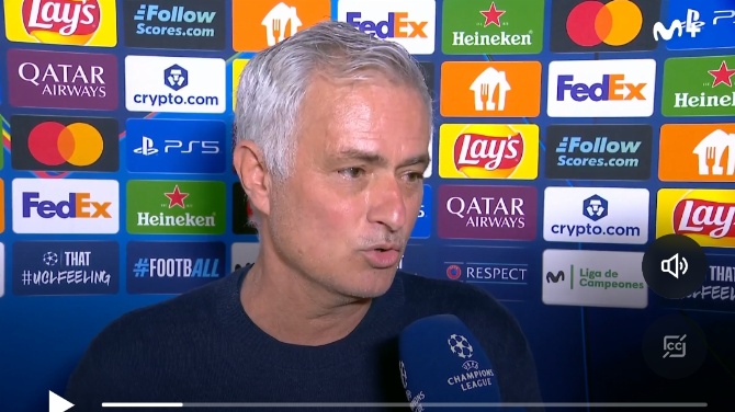 Mourinho acusa al árbitro de tener decidido no amonestar a Tchouaméni, Carreras y Huijsen