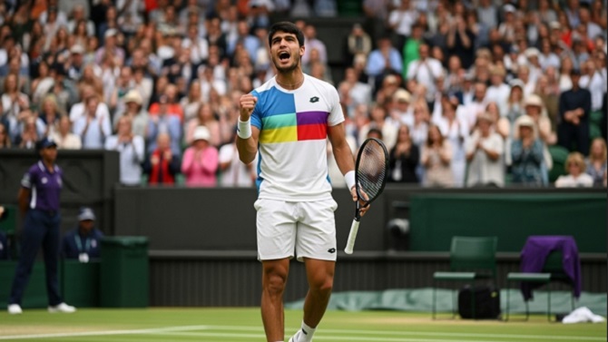 Alcaraz, con 12 triunfos en el inicio de este año, amenaza los 16 de Sinner en 2024