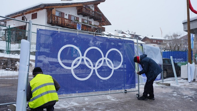 Los baños de la villa olímpica de Milan-Cortina d'Ampezzo sufren actos vandálicos