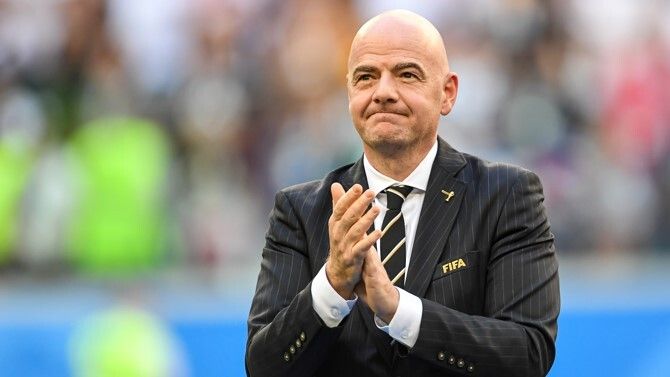Gianni Infantino cumple este jueves diez años como presidente de la nueva FIFA