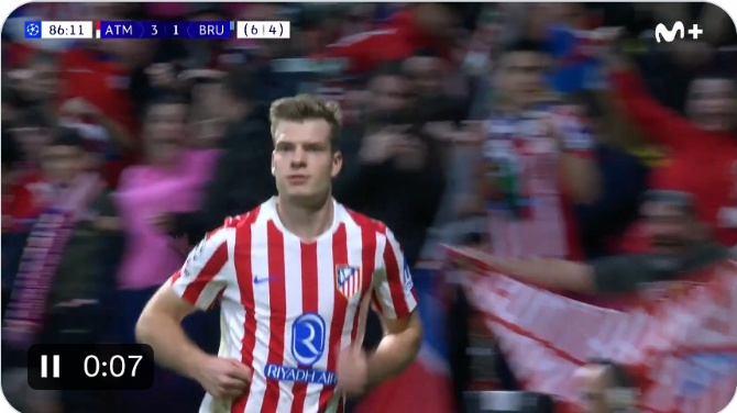 Tottenham o Liverpool aguardan a un Atlético que eliminó al Brujas con un espléndido Sorloth