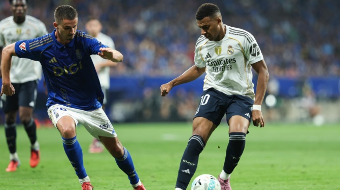 La Fiscalía pide un año de cárcel para el que insultó a Mbappé en el Oviedo-Real Madrid