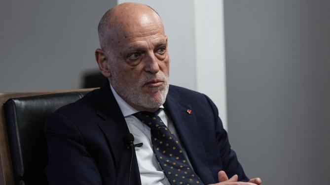 Tebas, sobre Florentino y la Superliga: 