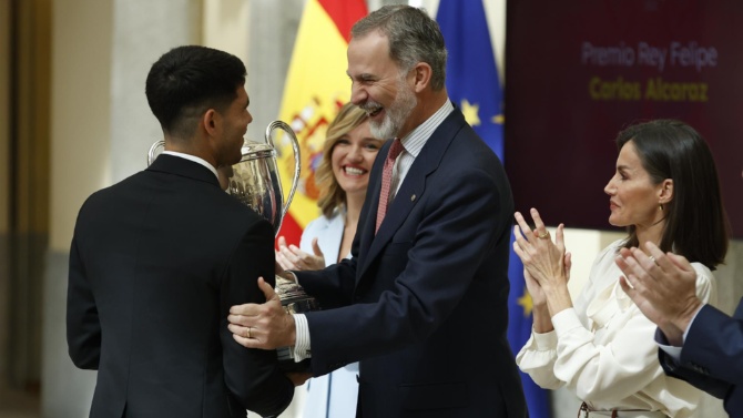 La Casa Real felicita a Alcaraz por