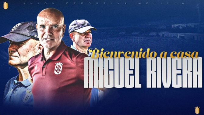 El malagueño Miguel Rivera se convierte en nuevo entrenador de la UD Melilla