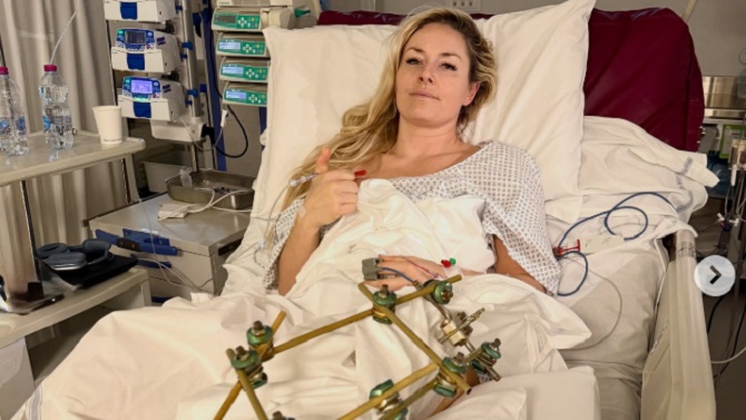Lindsey Vonn confiesa que casi tienen que amputarle la pierna tras su caída en los Juegos