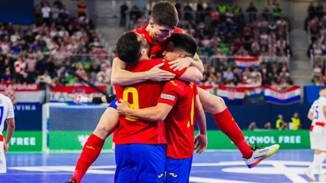 España se mete en la final de la Eurocopa de fútbol sala