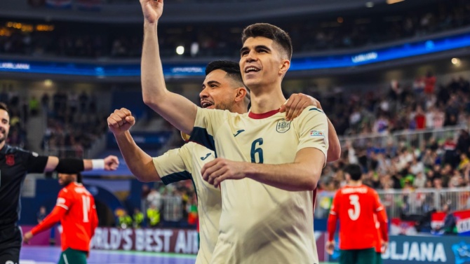 España conquista su octava Eurocopa de fútbol sala con un 3-5 en la final contra Portugal