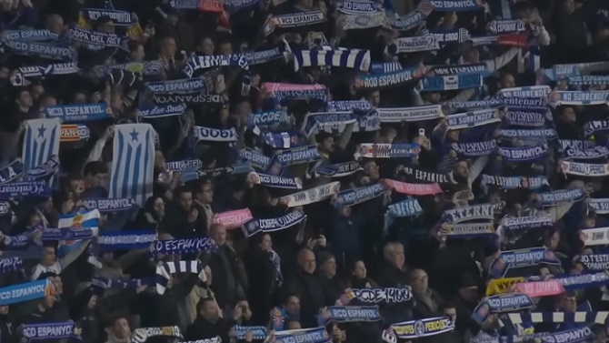 El Espanyol suspende a 4 socios por lanzar objetos en los derbis ante Barça y Girona