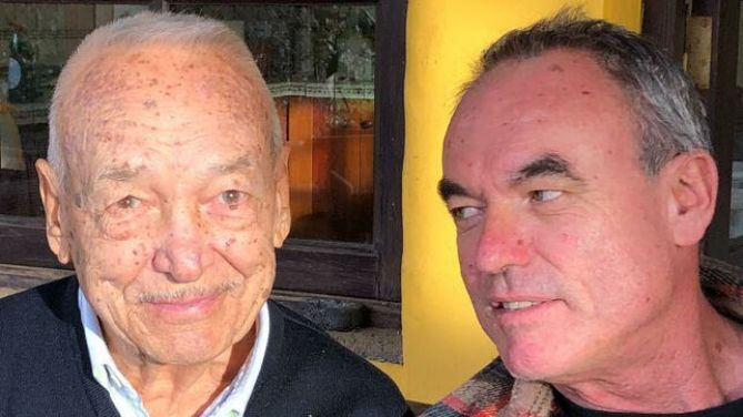 Pascal Calabuig junto a su padre