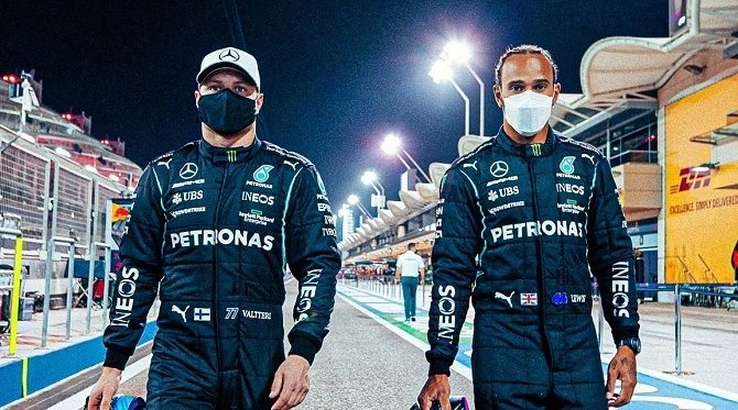 F: @MercedesAMGF1 (Twitter)