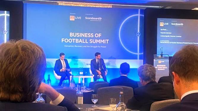 Agnelli, en el Football Summit de Financial Times | @MiguelDelaney