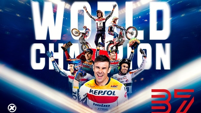 Toni Bou conquista su 37&ordm; Mundial y sigue haciendo historia - REPSOL HONDA