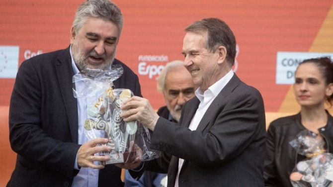 Uribes, con Abel Caballero, alcalde de Vigo (PSOE)