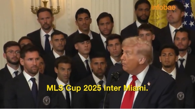 Trump se permite hacer bromas en medio de las bombas: ¿Quién es mejor, Pelé o Messi?