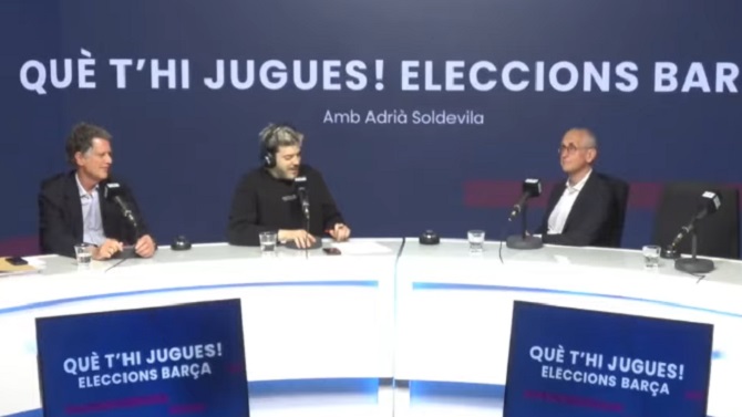 Las propuestas económicas de los candidatos Laporta y Font, cara a cara
