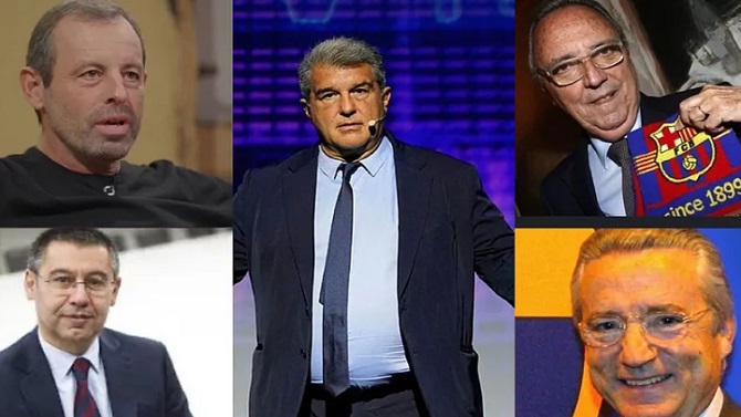 Todos los presidentes de la historia del FC Barcelona desde 1899