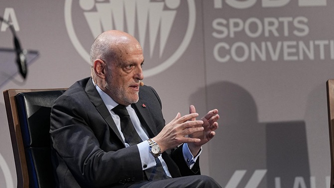 Tebas analiza los 'desafíos' de la industria del fútbol en el VII ISDE Sports Convention