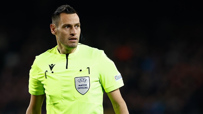 El italiano Maurizio Mariani, árbitro del Real Madrid - City de octavos de Champions