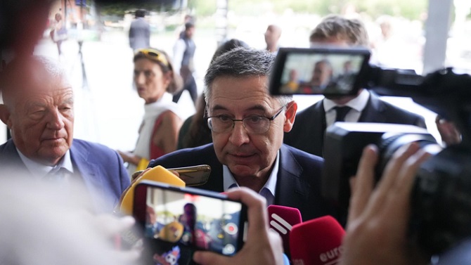 Bartomeu declara ante el juez por presuntos desvíos vinculados a Neymar y otros