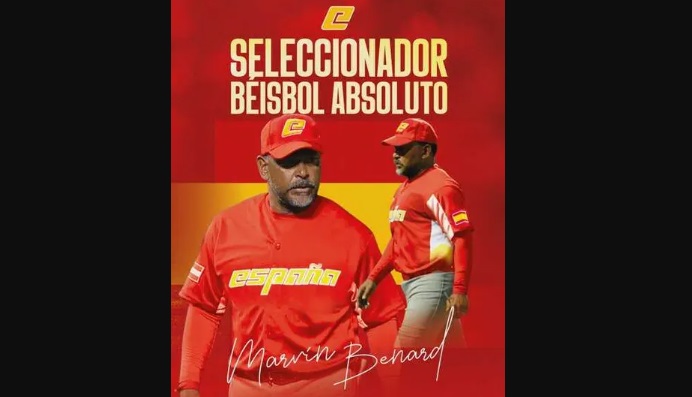 El nicaragüense Marvin Benard es designado nuevo seleccionador español de béisbol