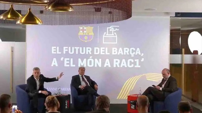 Laporta y Font se enzarzan por el proyecto deportivo, Nike y las 'palancas' en el debate