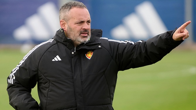 David Navarro será el entrenador del Zaragoza de forma interina